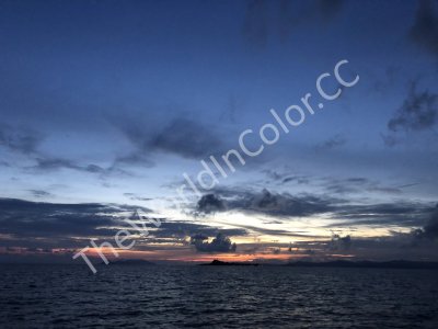 Sunset Over Pulau Saonek Kecil
