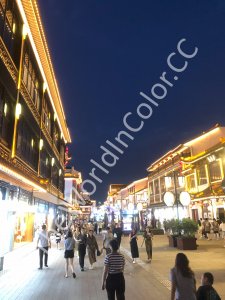 Suzhou Shopping Street By Night