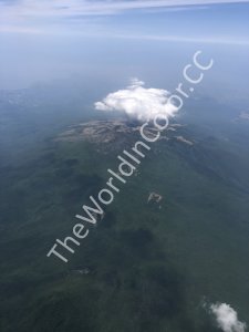 Mount Halla Jeju Island From The Sky