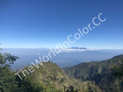 Looking At Gunung Argopuro From Gunung Raung