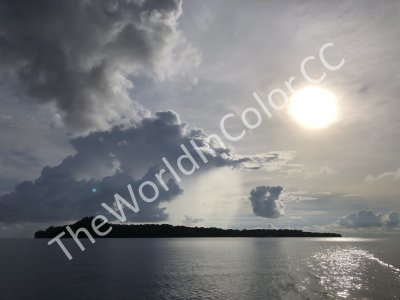 Clouds Over Pulau Ai In Banda Neira