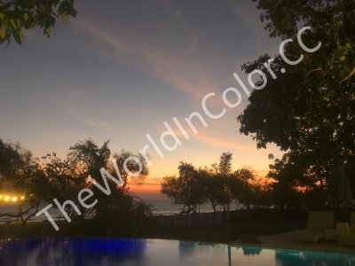 Sunset Over Maleo Moyo Dive Resort